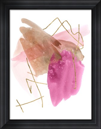 Framed Rose Edge II Print