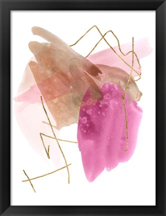 Framed Rose Edge II Print