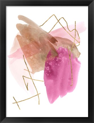 Framed Rose Edge II Print