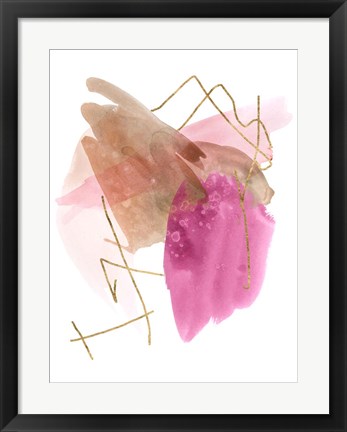 Framed Rose Edge II Print