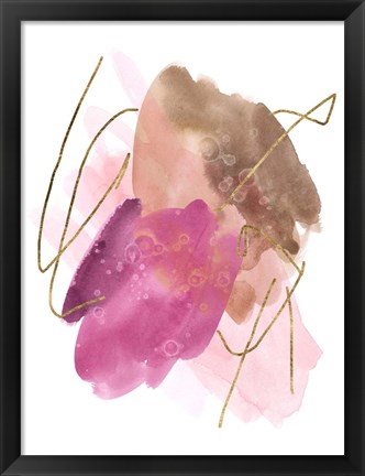 Framed Rose Edge III Print