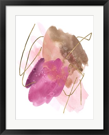 Framed Rose Edge III Print