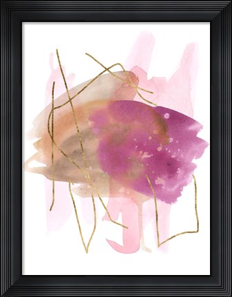 Framed Rose Edge IV Print