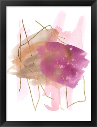 Framed Rose Edge IV Print