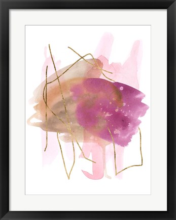 Framed Rose Edge IV Print