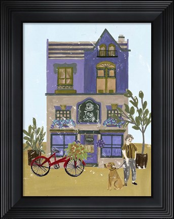Framed Local Cafe I Print