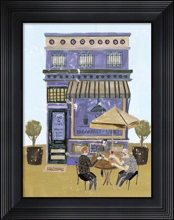 Framed Local Cafe II Print