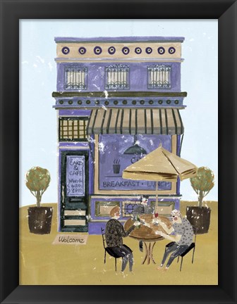 Framed Local Cafe II Print