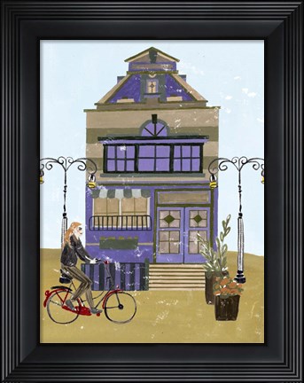 Framed Local Cafe III Print