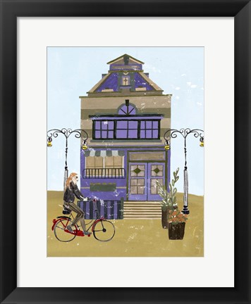 Framed Local Cafe III Print