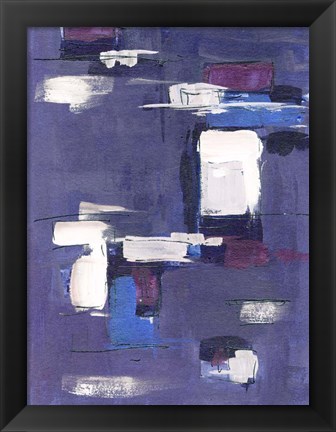 Framed Blue Mountains Abstract I Print