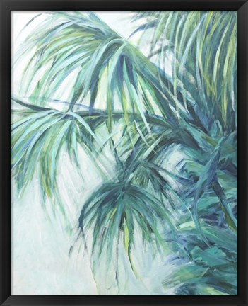 Framed Blue Palmetto Print