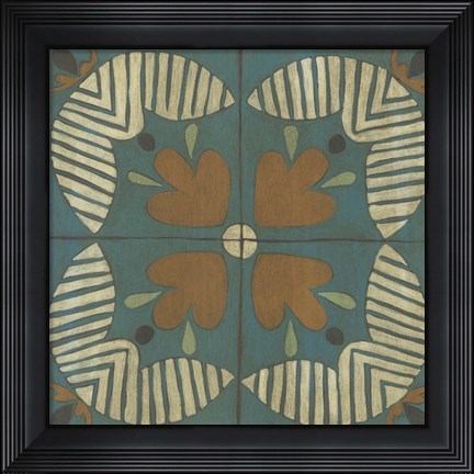 Framed Fraser Tile II Print