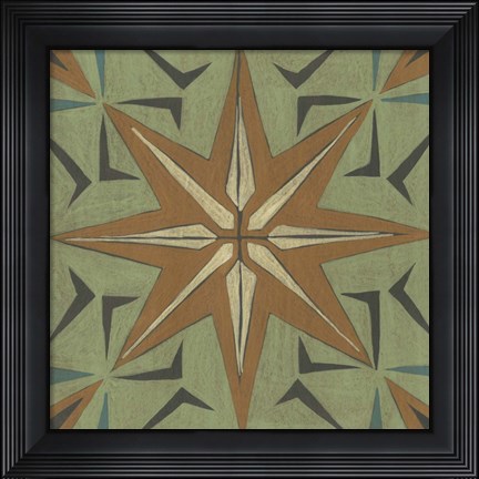 Framed Fraser Tile III Print