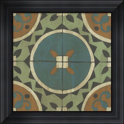 Framed Fraser Tile IV Print