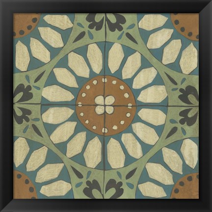Framed Fraser Tile V Print