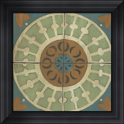 Framed Fraser Tile IX Print