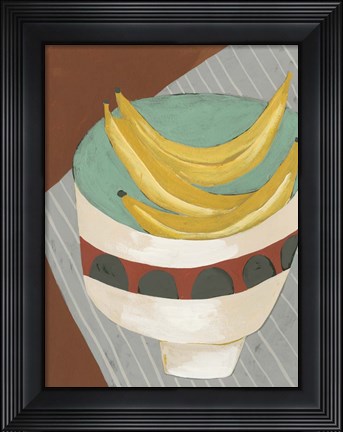 Framed Modern Fruit I Print