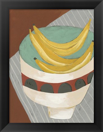 Framed Modern Fruit I Print