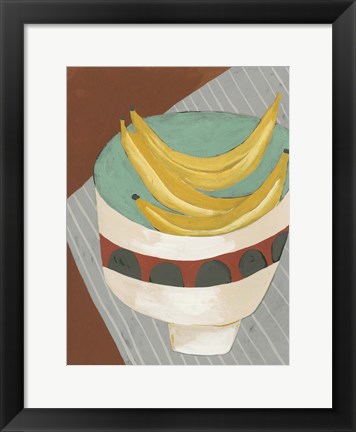 Framed Modern Fruit I Print