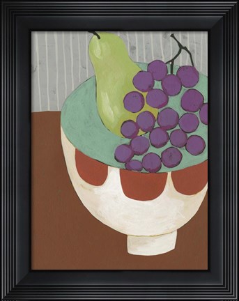 Framed Modern Fruit II Print