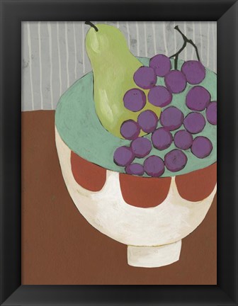 Framed Modern Fruit II Print