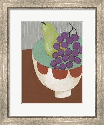 Framed Modern Fruit II Print