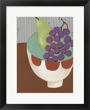 Framed Modern Fruit II Print