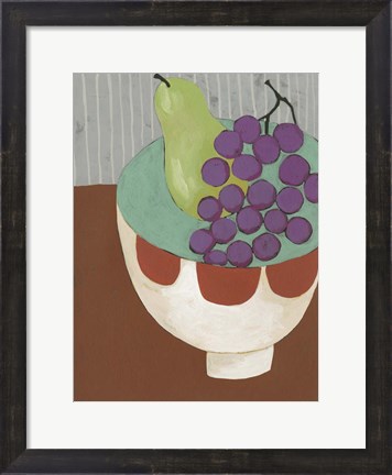 Framed Modern Fruit II Print