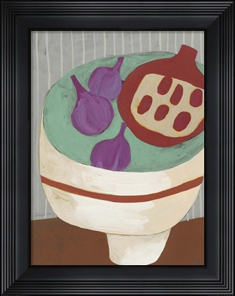 Framed Modern Fruit III Print