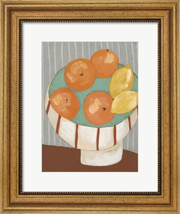 Framed Modern Fruit IV Print
