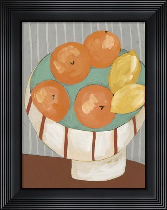 Framed Modern Fruit IV Print