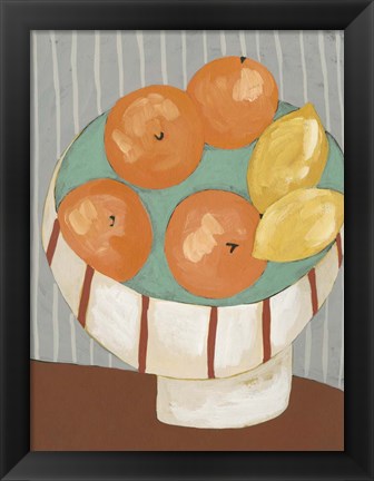 Framed Modern Fruit IV Print