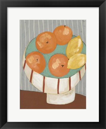 Framed Modern Fruit IV Print