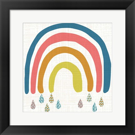 Framed Rainbow Day I Print