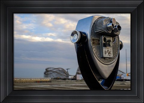 Framed Amusement Park, Wildwood New Jersey Print