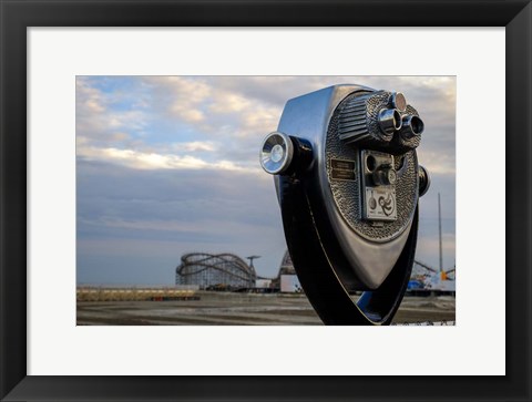 Framed Amusement Park, Wildwood New Jersey Print