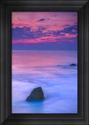 Framed Scenic Cape May Beach 2, Cape May NJ Print