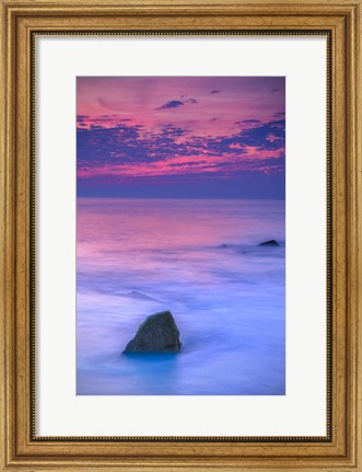 Framed Scenic Cape May Beach 2, Cape May NJ Print