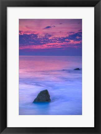 Framed Scenic Cape May Beach 2, Cape May NJ Print