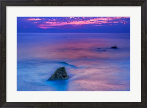 Framed Scenic Cape May Beach 3, Cape May NJ Print