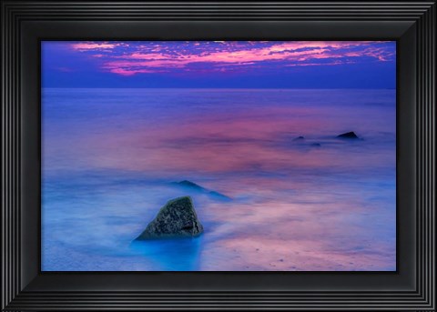 Framed Scenic Cape May Beach 3, Cape May NJ Print