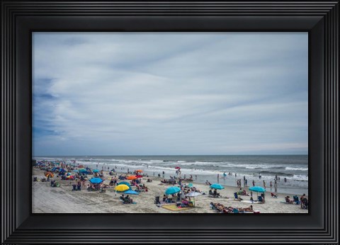 Framed Wildwood Beach, NJ Print