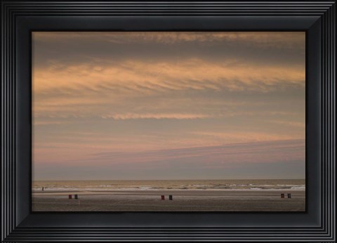 Framed Wildwood Beach Sunset, NJ Print