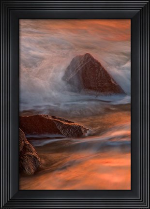 Framed Wave Crashing, Cape May, NJ Print