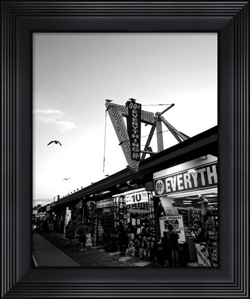 Framed 99 Cents - Boardwalk, Wildwood NJ Print