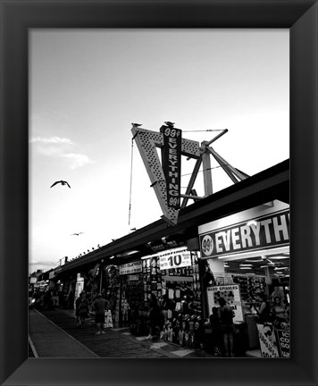 Framed 99 Cents - Boardwalk, Wildwood NJ Print