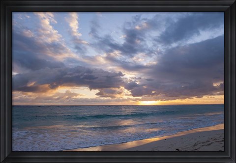 Framed Sunrise, Bavaro Beach, Print