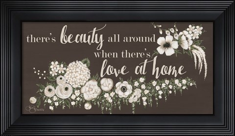 Framed Love At Home Print