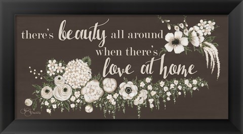 Framed Love At Home Print